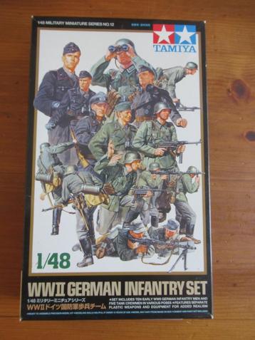 WWII German Infantry set (Tamiya 1/48) beschikbaar voor biedingen