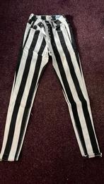 Zwart witte high waist skinny jeans  maat S, Ophalen of Verzenden, Zo goed als nieuw, Zwart, W28 - W29 (confectie 36)