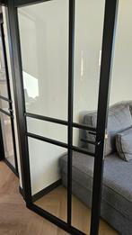 Houten binnendeur met glas, Ophalen, Binnendeur, Zo goed als nieuw, 200 tot 215 cm