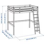 IKEA Hoogslaper - Ideaal voor kleine ruimtes!, Ophalen, Gebruikt, Eenpersoons, 160 tot 180 cm
