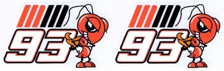 Marc Márquez 93 sticker set #22, Motoren, Accessoires | Stickers, Ophalen of Verzenden