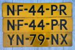 3x kentekenplaat Nederland pre-GAIK, Ophalen of Verzenden, Gebruikt, Auto's