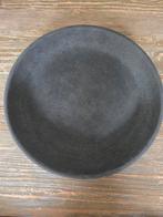 Grote Zwarte Stenen Schaal - 44cm, Huis en Inrichting, Woonaccessoires | Schalen en Manden, Ophalen, Gebruikt, Schaal, Rond