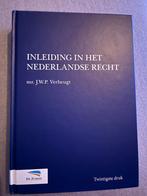 J.W.P. Verheugt -Inleiding in het Nederlandse recht 20e druk, Ophalen of Verzenden, Zo goed als nieuw, J.W.P. Verheugt