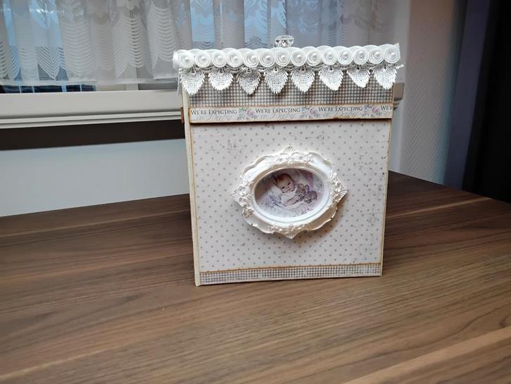 Maja Design Dubbele Box met Lade - Baby Girl, Hobby en Vrije tijd, Scrapbooking, Nieuw, Ophalen of Verzenden