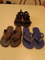 3 paar kindersandaaltjes, Teva en havaias, Teva en Havainas, Overige typen, Ophalen of Verzenden, Zo goed als nieuw