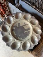 deviled egg platter easter holder eierenschaal vintage retro, Ophalen of Verzenden