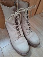 Gave beige kwaliteitslaarzen van Manfield maat 38!, Beige, Lage of Enkellaarzen, Ophalen of Verzenden, Manfield