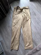 Goudkleurige vegan leren broek Studio Anneloes maat L, Geel, Maat 42/44 (L), Ophalen of Verzenden, Zo goed als nieuw
