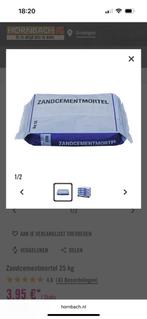 Zandcementmortel - 14 zakken (25kg per zak), Ophalen, Nieuw, Overige typen