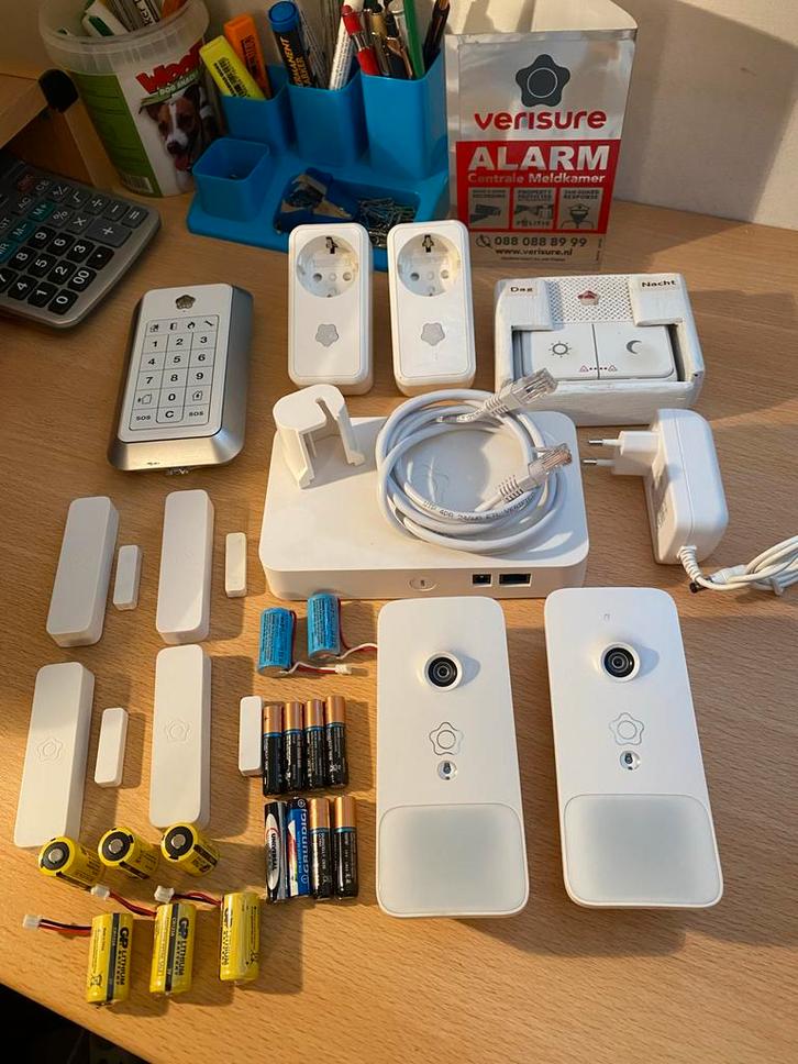 Compleet Verisure alarmsysteem met camera's, Computers en Software, Antivirus- en Beveiligingssoftware, Gebruikt, Ophalen of Verzenden