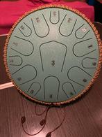 Tongue drum bijna 31 Cm GROOT Mintgroen 15 tonen NIEUW, Verzenden, Nieuw, Melodische percussie