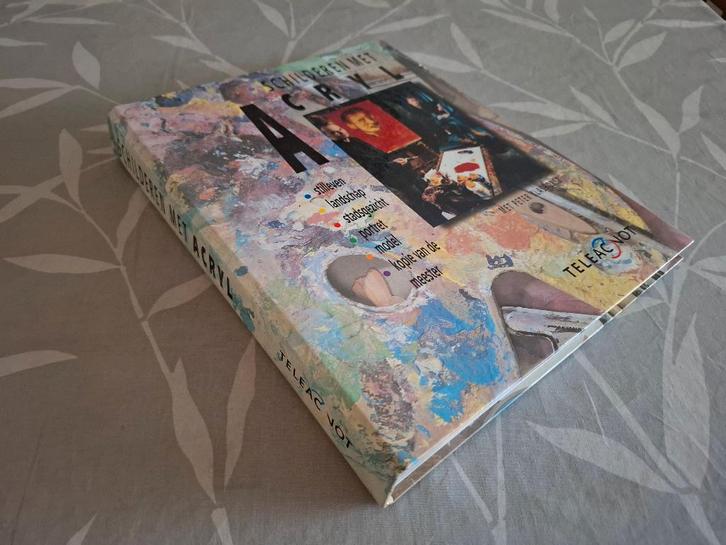 SCHILDEREN met ACRYL  (TELEAC-cursus – Peter KLASHORST), Boeken, Hobby en Vrije tijd, Zo goed als nieuw, Tekenen en Schilderen