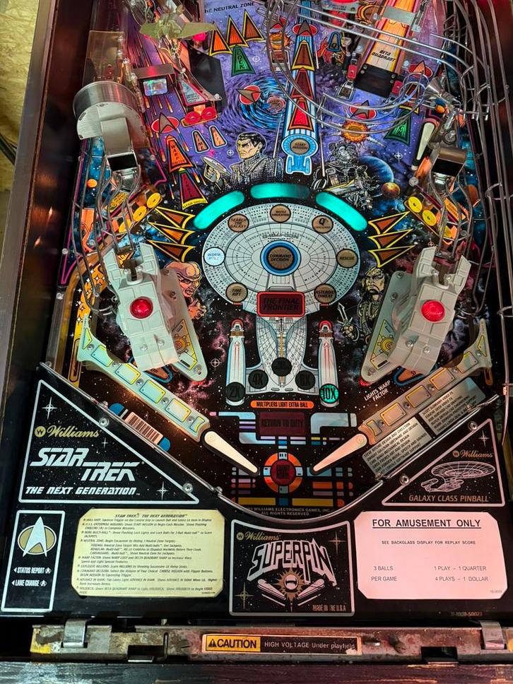 Flipperkast Star Trek the Next Generation, Verzamelen, Automaten | Flipperkasten, Zo goed als nieuw, Flipperkast, Williams, Ophalen