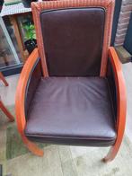 Loom stoelen, Huis en Inrichting, Stoelen, Ophalen, Gebruikt, Bruin, Vier