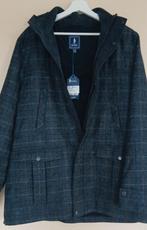 Tweed winterjas Jack Murphy 100% wol - Nieuw!, Maat 52/54 (L), Blauw, Nieuw, Ophalen of Verzenden