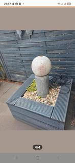 Perfect werkende Fontijn/Waterornament, Tuin en Terras, Waterpartijen en Fonteinen, Ophalen, Zo goed als nieuw, Beton, Waterornament