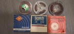 6 Bandrecorder Banden 10cm - Agfa, Scotch, BASF, Ophalen of Verzenden, Bandrecorder, Met banden