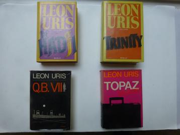 Leon Uris 6 x: de Hadji, Trinity, Q.B. VIII, Topaz, enz.    beschikbaar voor biedingen