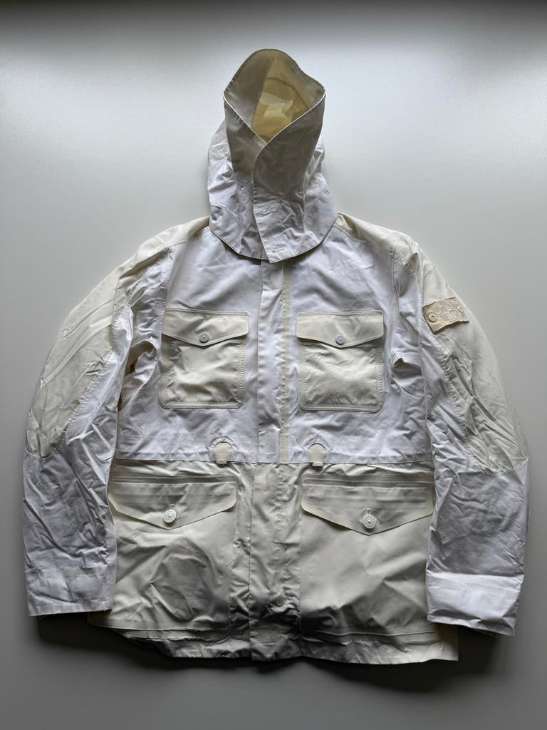 Stone island tank shield ghost piece jacket M, Kleding | Heren, Jassen | Zomer, Zo goed als nieuw, Maat 48/50 (M), Beige, Ophalen of Verzenden