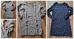 Grijze jurk met blauw tuniek, S. Oliver, maat L, Kleding | Dames, Maat 42/44 (L), Ophalen of Verzenden, Zo goed als nieuw, Knielengte