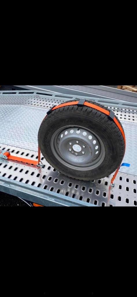 Spanbanden auto ambulance aanhanger, Ophalen, Zo goed als nieuw