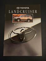 Brochure Toyota Landcruiser Customwagon 1995, Ophalen of Verzenden, Zo goed als nieuw, Toyota