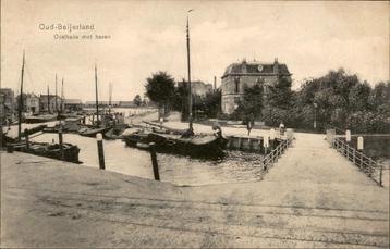 Oud Beijerland Oostkade met Haven st 1917 L.J. Hulshoff beschikbaar voor biedingen