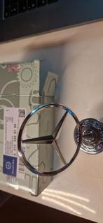 Mercedes Motorkap Embleem Staande Ster Nieuw 42 mm, Voor, Mercedes-Benz, Nieuw, Ophalen of Verzenden