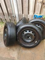 Velgen met zomer  banden van opel agila., Auto-onderdelen, Banden en Velgen, Gebruikt, 15 inch, Band(en), Zomerbanden