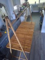 Bamboe eettafel voor buiten (ZO GOED ALS NIEUW), Ophalen, Zo goed als nieuw, Rechthoekig, Hout