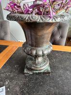 Bronzen Bloempot, Huis en Inrichting, Overige materialen, Gebruikt, Overige kleuren, Ophalen of Verzenden