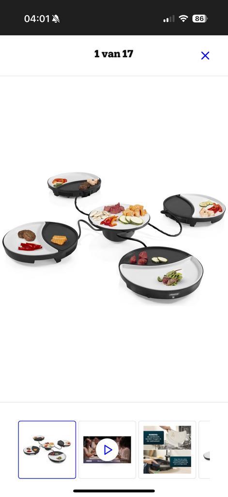 Prinses gourmetstel nieuw 2 stuks, Witgoed en Apparatuur, Gourmetstellen, Nieuw, 4 t/m 7 personen, Ophalen