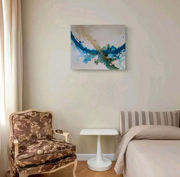 Abstract Schilderij 40x30 beschikbaar voor biedingen