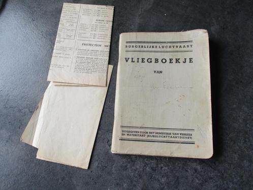 Vliegboekje burgerlijke luchtvaart, 1948., Verzamelen, Luchtvaart en Vliegtuigspotten, Gebruikt, Boek of Tijdschrift, Ophalen of Verzenden