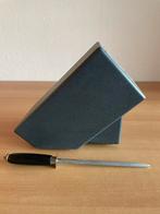 Wüsthof messenblok met Zwilling aanzetstaal, Huis en Inrichting, Keuken | Bestek, Ophalen, Gebruikt, Hout