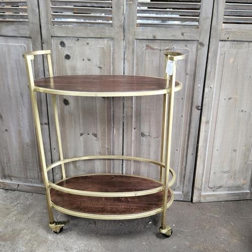Serveerwagen, dessertwagen, side table, whiskybar, theewagen, Huis en Inrichting, Tafels | Bijzettafels, Gebruikt, Rechthoekig