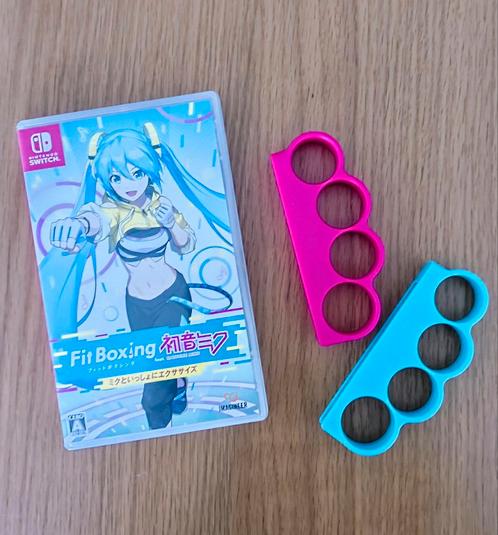 Fit Boxing feat. Hatsune Miku + Knuckle Grips JP, Spelcomputers en Games, Games | Nintendo Switch, Zo goed als nieuw, 1 speler