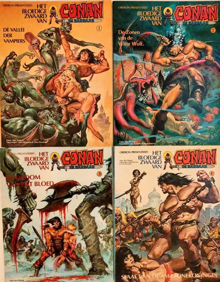 Conan nummers:1-2-3-4-7( alles is 1editie's zgn €15)los €4ps, Boeken, Stripboeken, Zo goed als nieuw, Meerdere stripboeken, Ophalen of Verzenden