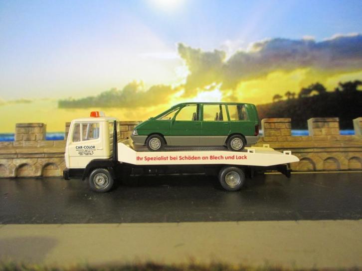 Mercedes Benz LK 814 afsleepwagen / oprijwagen - Car-Color, Hobby en Vrije tijd, Modelauto's | 1:87, Nieuw, Bus of Vrachtwagen