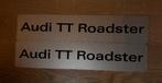 Audi TT Roadster … dealerplaat / naamplaat, Auto diversen, Ophalen of Verzenden, Zo goed als nieuw