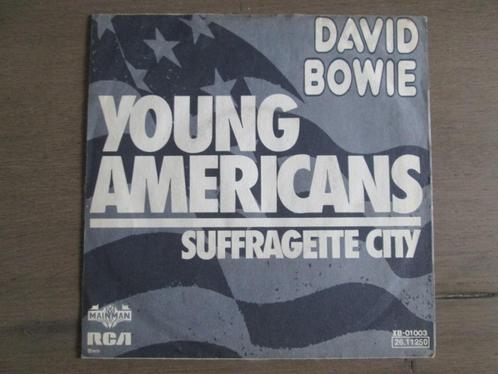 David Bowie - Young Americans / Suffragette City, Cd's en Dvd's, Vinyl | Pop, Gebruikt, 1960 tot 1980, Overige formaten, Ophalen of Verzenden