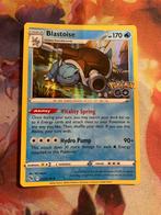 Pokemon BLASTOISE  Rare Holo 017/078 (Pokemon Go), Verzenden, Zo goed als nieuw, Losse kaart, Foil