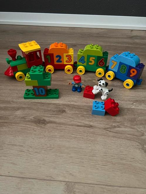 Duplo getallentrein, Kinderen en Baby's, Speelgoed | Duplo en Lego, Zo goed als nieuw, Ophalen of Verzenden