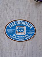 sticker ELECTROGILDE van vakmensen moet je 't maar hebben, Ophalen of Verzenden, Zo goed als nieuw, Bedrijf of Vereniging
