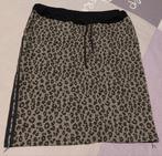Grijze rok in panterprint maat M/L, Maat 42/44 (L), Ophalen of Verzenden, Zo goed als nieuw, Knielengte