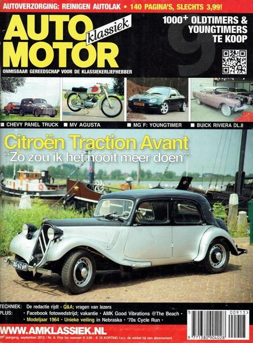 Auto Motor Klassiek 2013 nr. 9 (o.a. Citroën Traction Avant), Boeken, Auto's | Folders en Tijdschriften, Gelezen, Algemeen, Verzenden