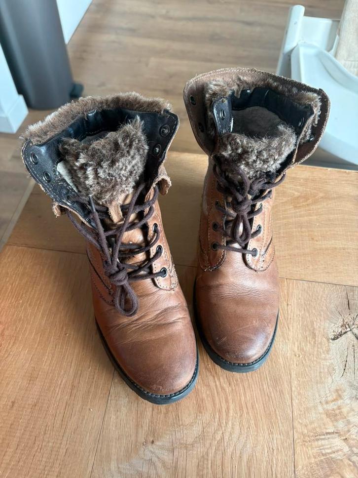 Leren landrover laarzen bruin maat 37, Kleding | Dames, Schoenen, Gedragen, Lage of Enkellaarzen, Bruin, Ophalen of Verzenden
