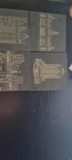 Leisteen onderzetters Rotterdam graveren, Ophalen, Glas of Kopje