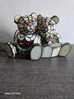 Tafellamp teddy beren, tiffany stijl., Ophalen of Verzenden, Zo goed als nieuw, Tiffany stijl, Minder dan 50 cm